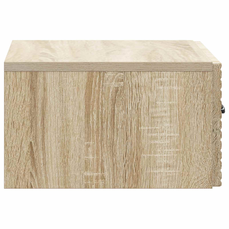 Wisząca Szafka Nocna 2 pcs dąb Sonoma 49 x 34,5 x 20 cm