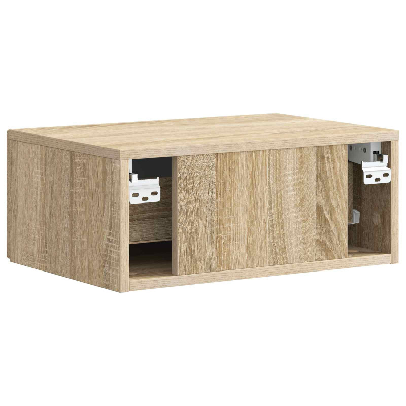 Wisząca Szafka Nocna 2 pcs dąb Sonoma 49 x 34,5 x 20 cm