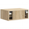Wisząca Szafka Nocna 2 pcs dąb Sonoma 49 x 34,5 x 20 cm
