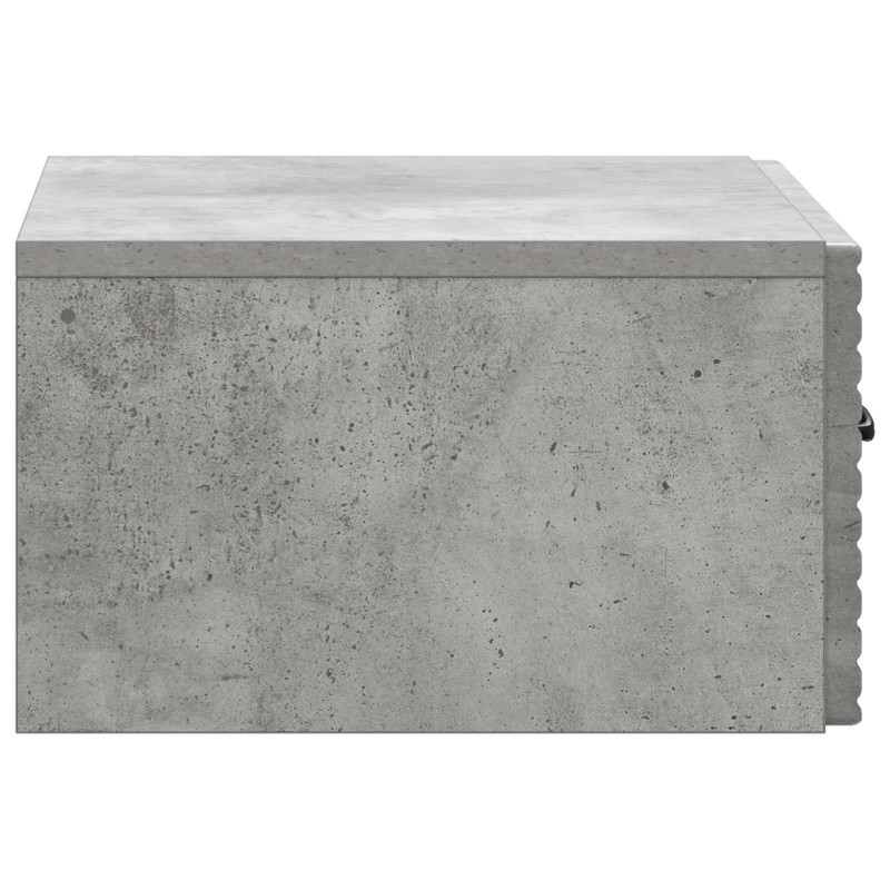 Wisząca Szafka Nocna Betonowy szary 49 x 34,5 x 20 cm