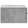 Wisząca Szafka Nocna 2 pcs Betonowy szary 49 x 34,5 x 20 cm