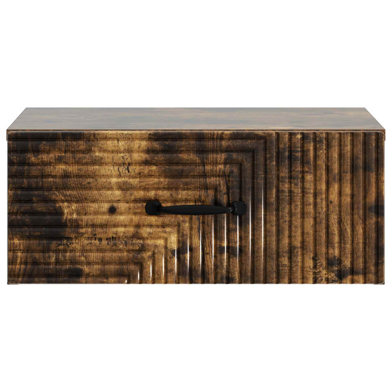 Wisząca Szafka Nocna 2 pcs Dąb wędzony 49 x 34,5 x 20 cm