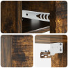 Wisząca Szafka Nocna 2 pcs Dąb wędzony 49 x 34,5 x 20 cm
