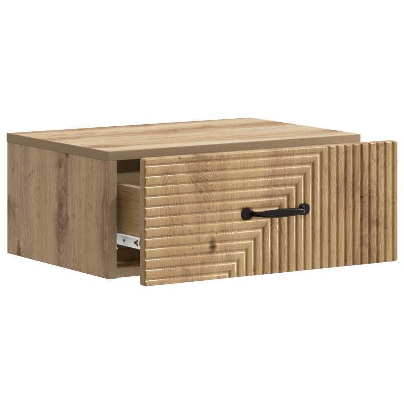 Wisząca Szafka Nocna 2 pcs Dąb artisan 49 x 34,5 x 20 cm