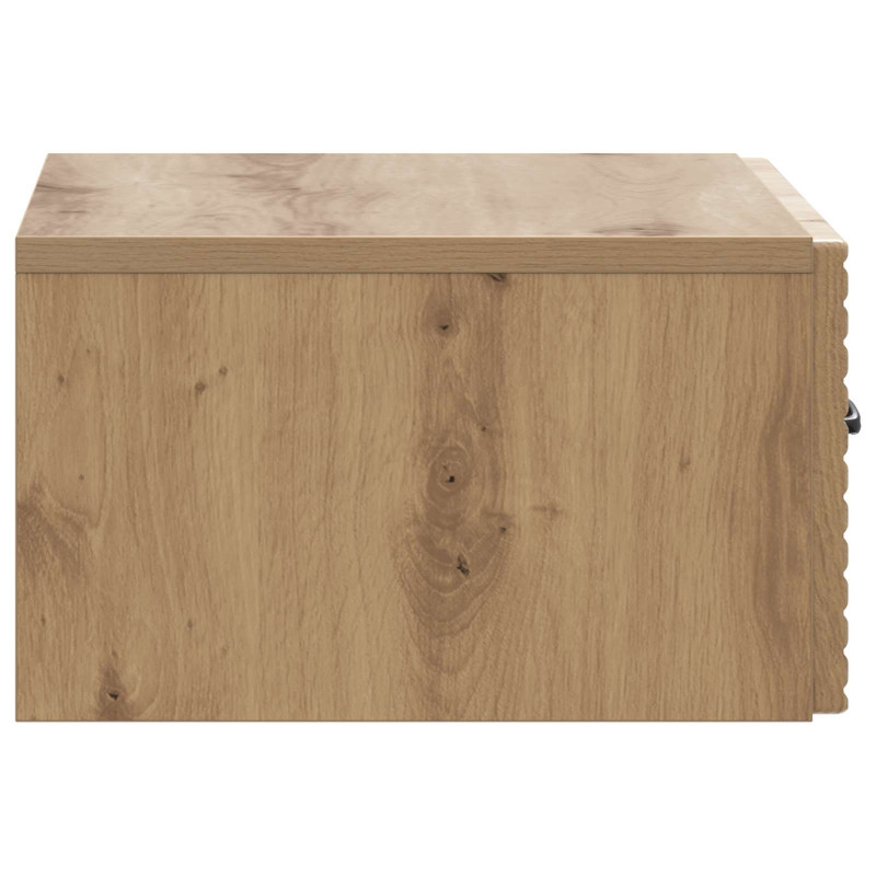 Wisząca Szafka Nocna 2 pcs Dąb artisan 49 x 34,5 x 20 cm