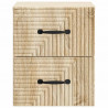 Wisząca Szafka Nocna 2 pcs dąb Sonoma 34,5 x 33 x 40 cm