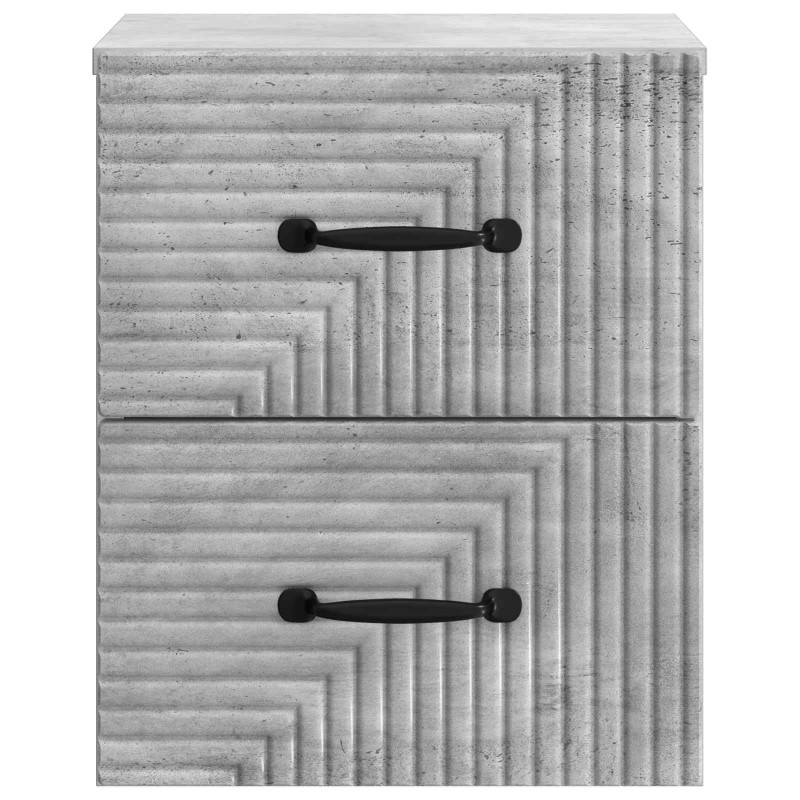 Wisząca Szafka Nocna Betonowy szary 34,5 x 33 x 40 cm