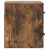 Wisząca Szafka Nocna 2 pcs Dąb wędzony 34,5 x 33 x 40 cm