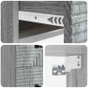 Wisząca Szafka Nocna 2 pcs Szary Sonoma 34,5 x 33 x 40 cm