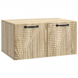Szafka RTV montowana na ścianie dąb Sonoma 59,5 x 41 x 30 cm