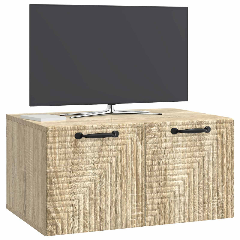 Szafka RTV montowana na ścianie dąb Sonoma 59,5 x 41 x 30 cm