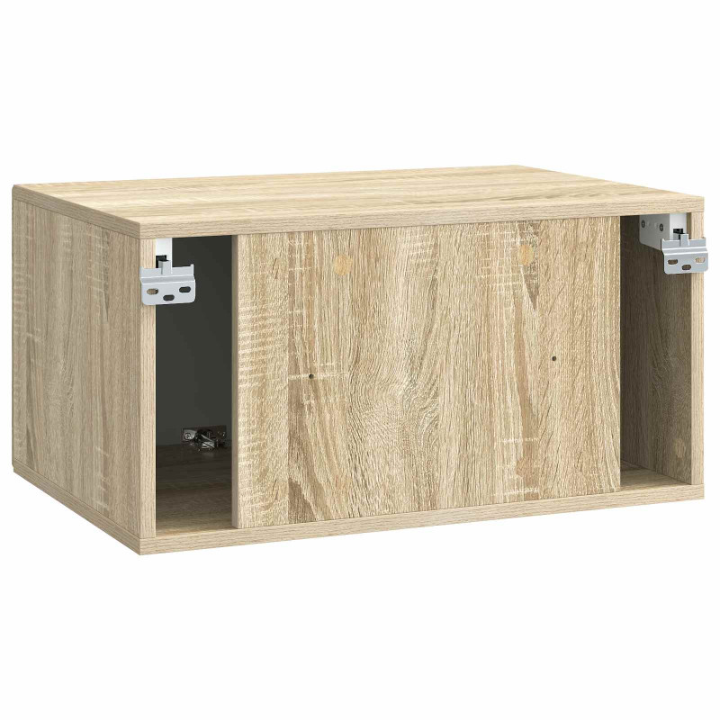 Szafka RTV montowana na ścianie dąb Sonoma 59,5 x 41 x 30 cm