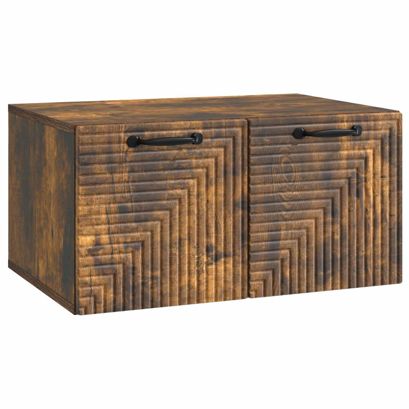 Szafka RTV montowana na ścianie Dąb wędzony 59,5 x 41 x 30 cm