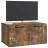 Szafka RTV montowana na ścianie Dąb wędzony 59,5 x 41 x 30 cm