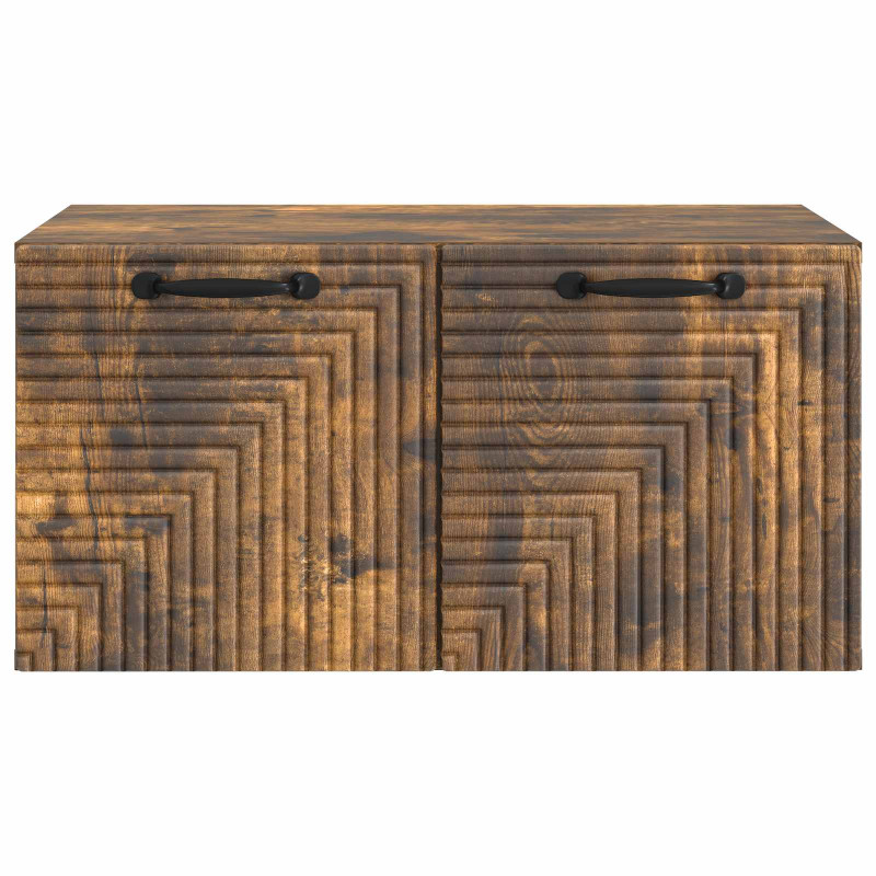 Szafka RTV montowana na ścianie Dąb wędzony 59,5 x 41 x 30 cm