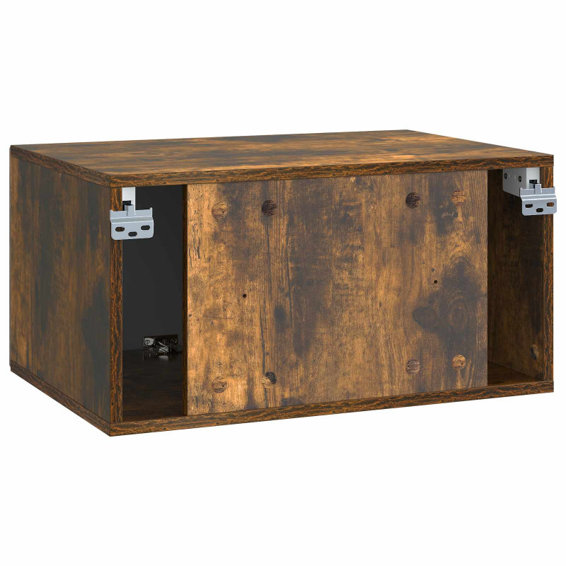 Szafka RTV montowana na ścianie Dąb wędzony 59,5 x 41 x 30 cm