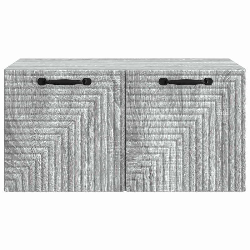 Szafka RTV montowana na ścianie Szary Sonoma 59,5 x 41 x 30 cm