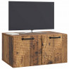 Szafka RTV montowana na ścianie Stare drewno 59,5 x 41 x 30 cm