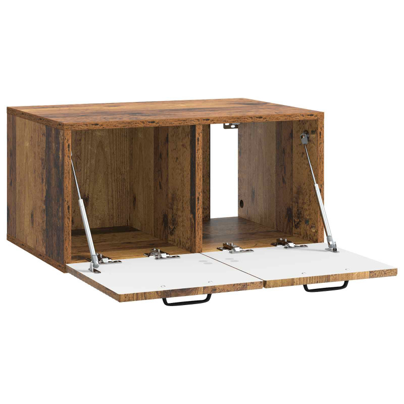 Szafka RTV montowana na ścianie Stare drewno 59,5 x 41 x 30 cm