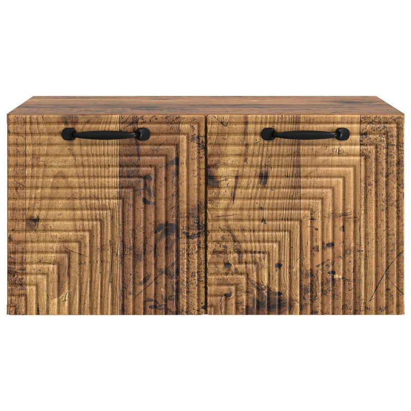 Szafka RTV montowana na ścianie Stare drewno 59,5 x 41 x 30 cm