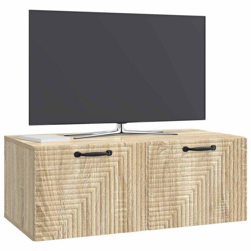 Szafka RTV montowana na ścianie dąb Sonoma 78,5 x 41 x 30 cm