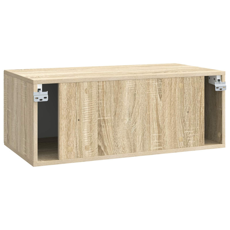 Szafka RTV montowana na ścianie dąb Sonoma 78,5 x 41 x 30 cm