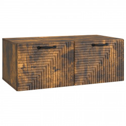 Szafka RTV montowana na ścianie Dąb wędzony 78,5 x 41 x 30 cm