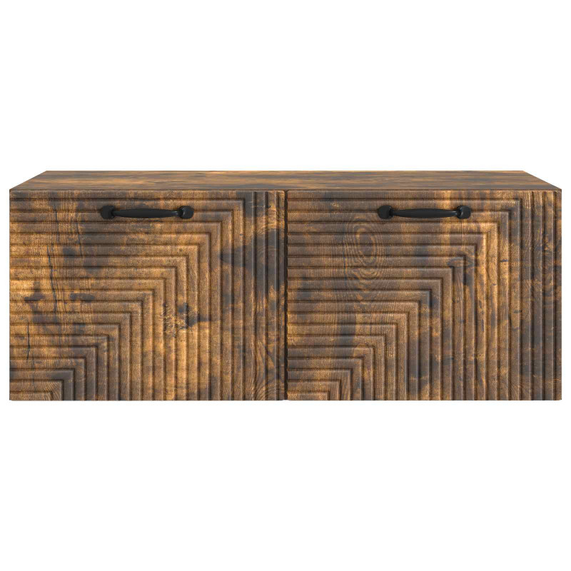Szafka RTV montowana na ścianie Dąb wędzony 78,5 x 41 x 30 cm