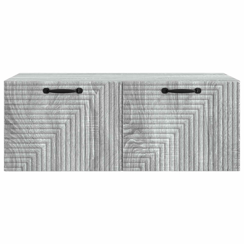 Szafka RTV montowana na ścianie Szary Sonoma 78,5 x 41 x 30 cm