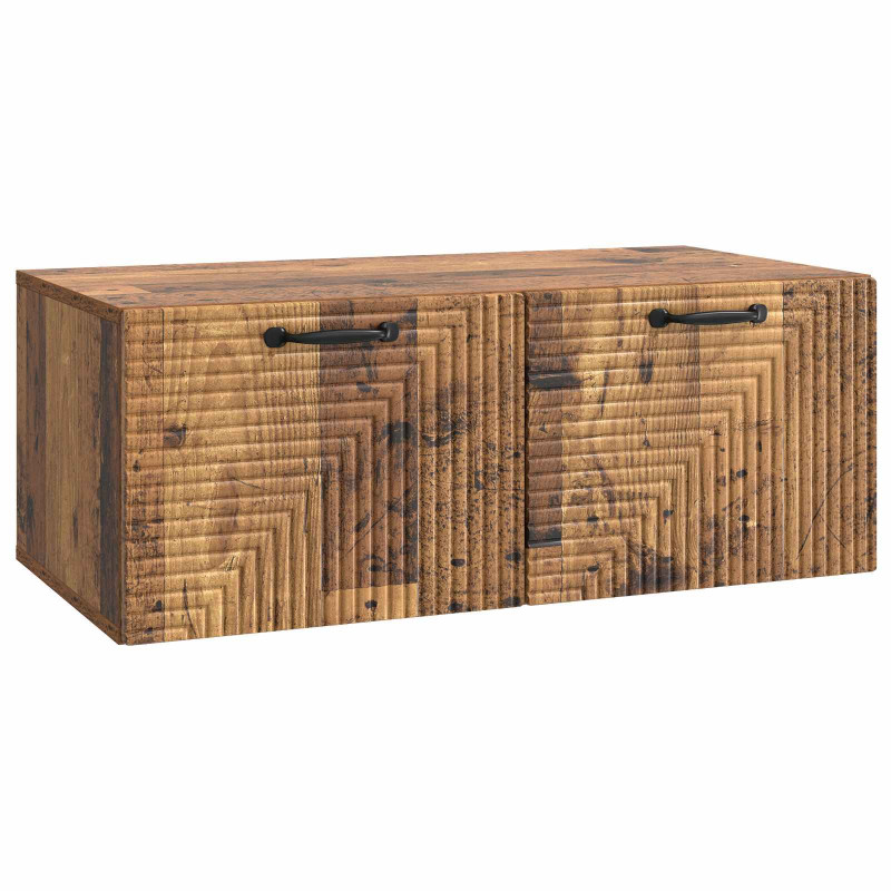 Szafka RTV montowana na ścianie Stare drewno 78,5 x 41 x 30 cm