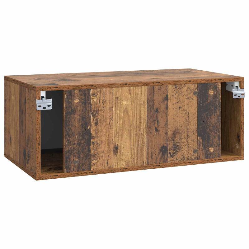 Szafka RTV montowana na ścianie Stare drewno 78,5 x 41 x 30 cm