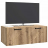 Szafka RTV montowana na ścianie Dąb artisan 78,5 x 41 x 30 cm
