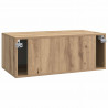 Szafka RTV montowana na ścianie Dąb artisan 78,5 x 41 x 30 cm