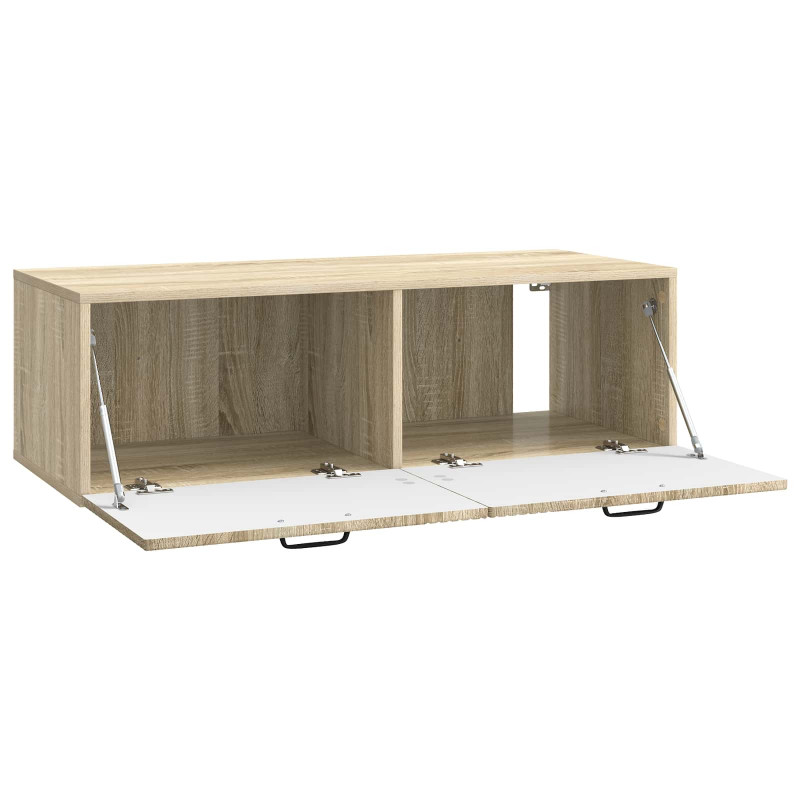 Szafka RTV montowana na ścianie dąb Sonoma 98 x 41 x 30 cm