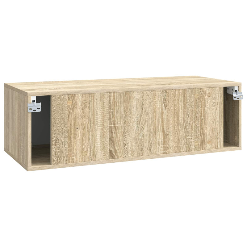 Szafka RTV montowana na ścianie dąb Sonoma 98 x 41 x 30 cm