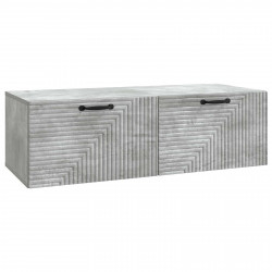 Szafka RTV montowana na ścianie Betonowy szary 98 x 41 x 30 cm