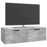 Szafka RTV montowana na ścianie Betonowy szary 98 x 41 x 30 cm