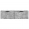 Szafka RTV montowana na ścianie Betonowy szary 98 x 41 x 30 cm