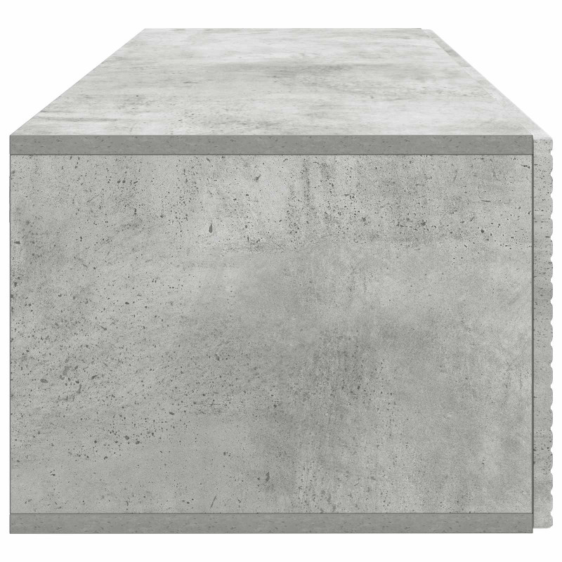 Szafka RTV montowana na ścianie Betonowy szary 98 x 41 x 30 cm