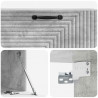 Szafka RTV montowana na ścianie Betonowy szary 98 x 41 x 30 cm