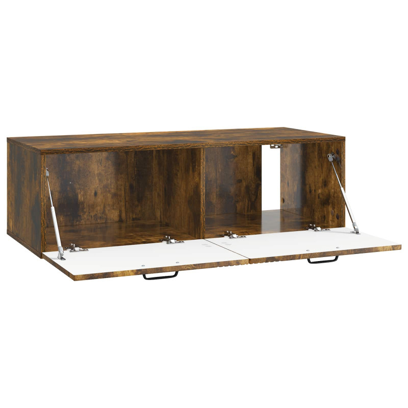 Szafka RTV montowana na ścianie Dąb wędzony 98 x 41 x 30 cm