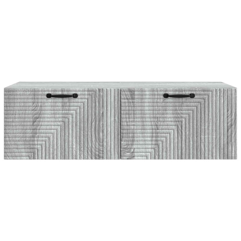 Szafka RTV montowana na ścianie Szary Sonoma 98 x 41 x 30 cm