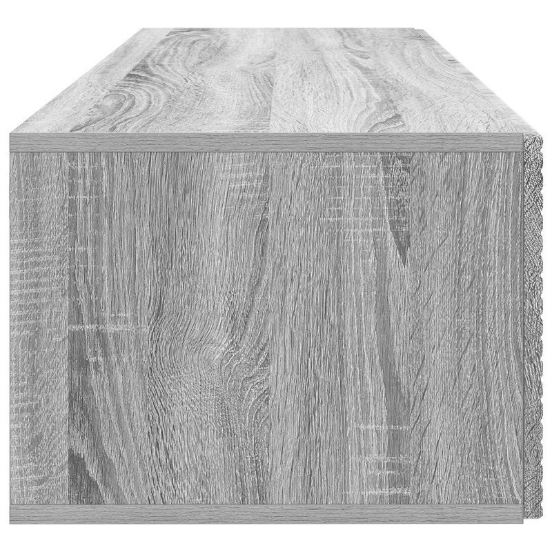 Szafka RTV montowana na ścianie Szary Sonoma 98 x 41 x 30 cm