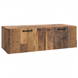 Szafka RTV montowana na ścianie Stare drewno 98 x 41 x 30 cm