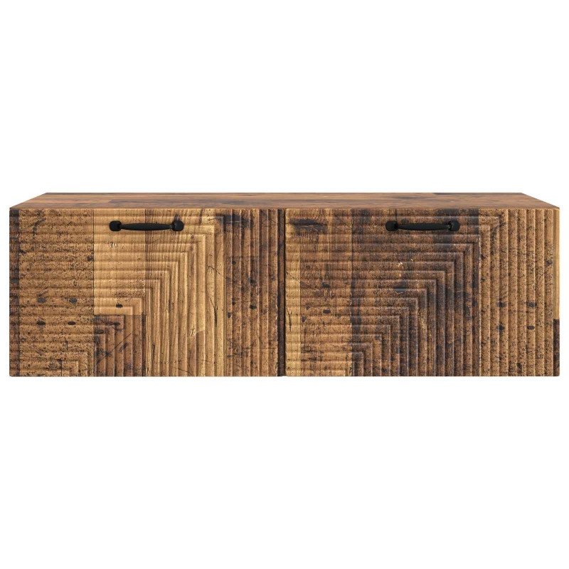 Szafka RTV montowana na ścianie Stare drewno 98 x 41 x 30 cm
