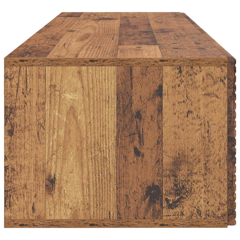 Szafka RTV montowana na ścianie Stare drewno 98 x 41 x 30 cm