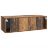 Szafka RTV montowana na ścianie Stare drewno 98 x 41 x 30 cm