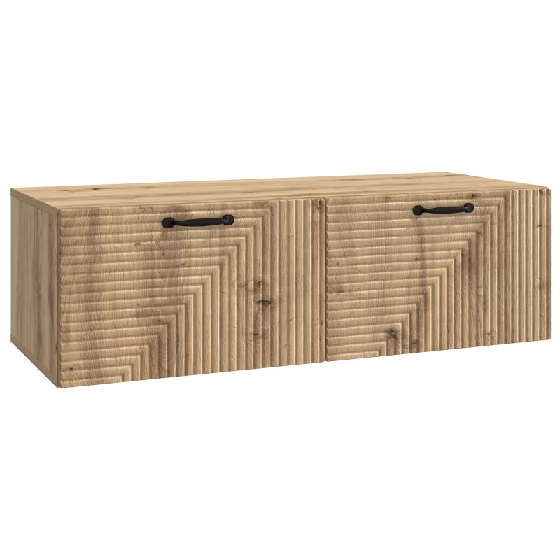 Szafka RTV montowana na ścianie Dąb artisan 98 x 41 x 30 cm