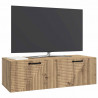 Szafka RTV montowana na ścianie Dąb artisan 98 x 41 x 30 cm