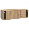 Szafka RTV montowana na ścianie Dąb artisan 98 x 41 x 30 cm